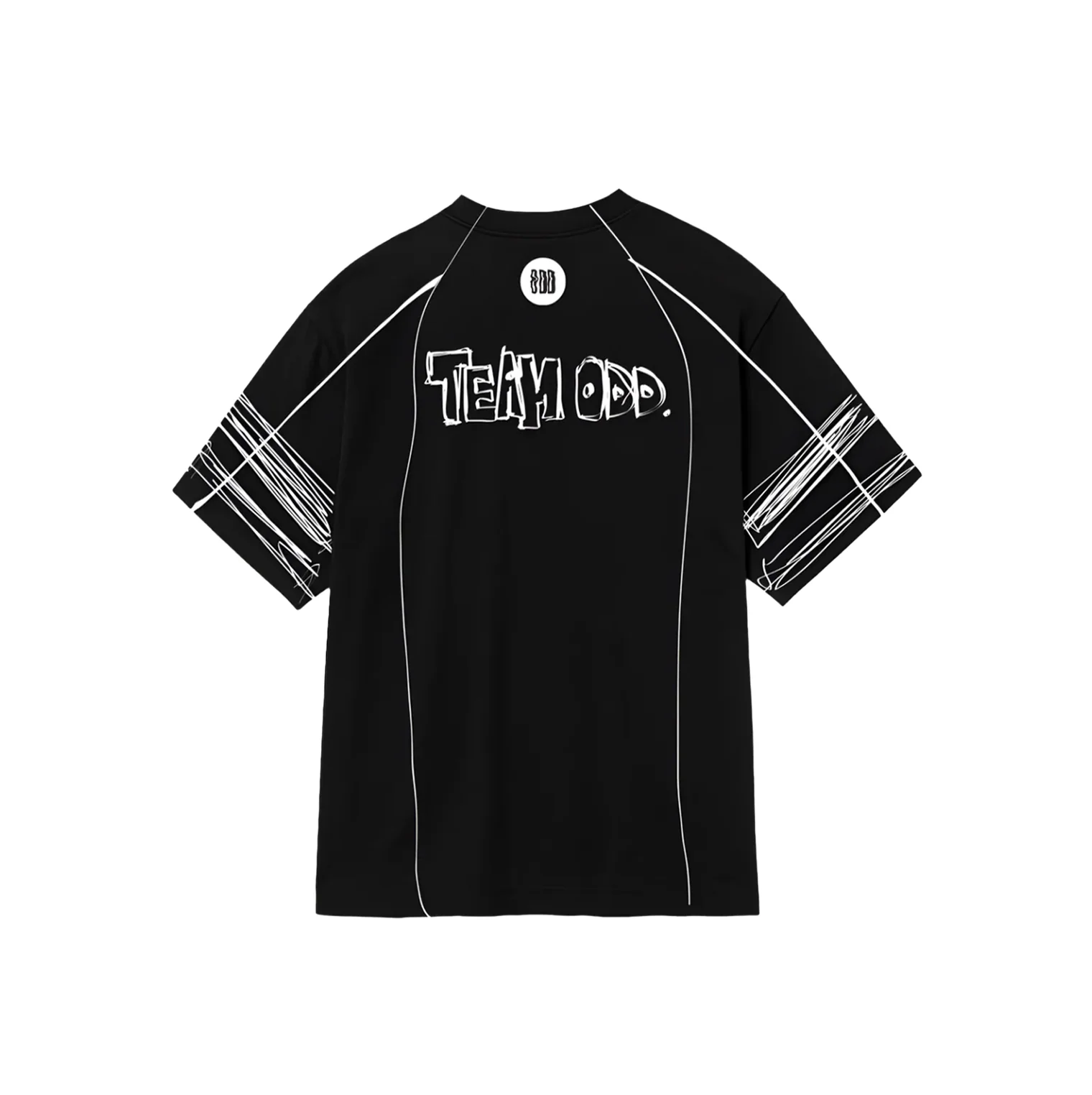 Black Jersey Tshirt - Image 2