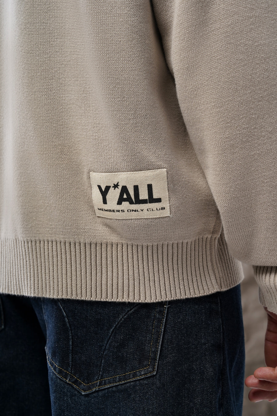 JET SET SWEATER – STONE - Image 11