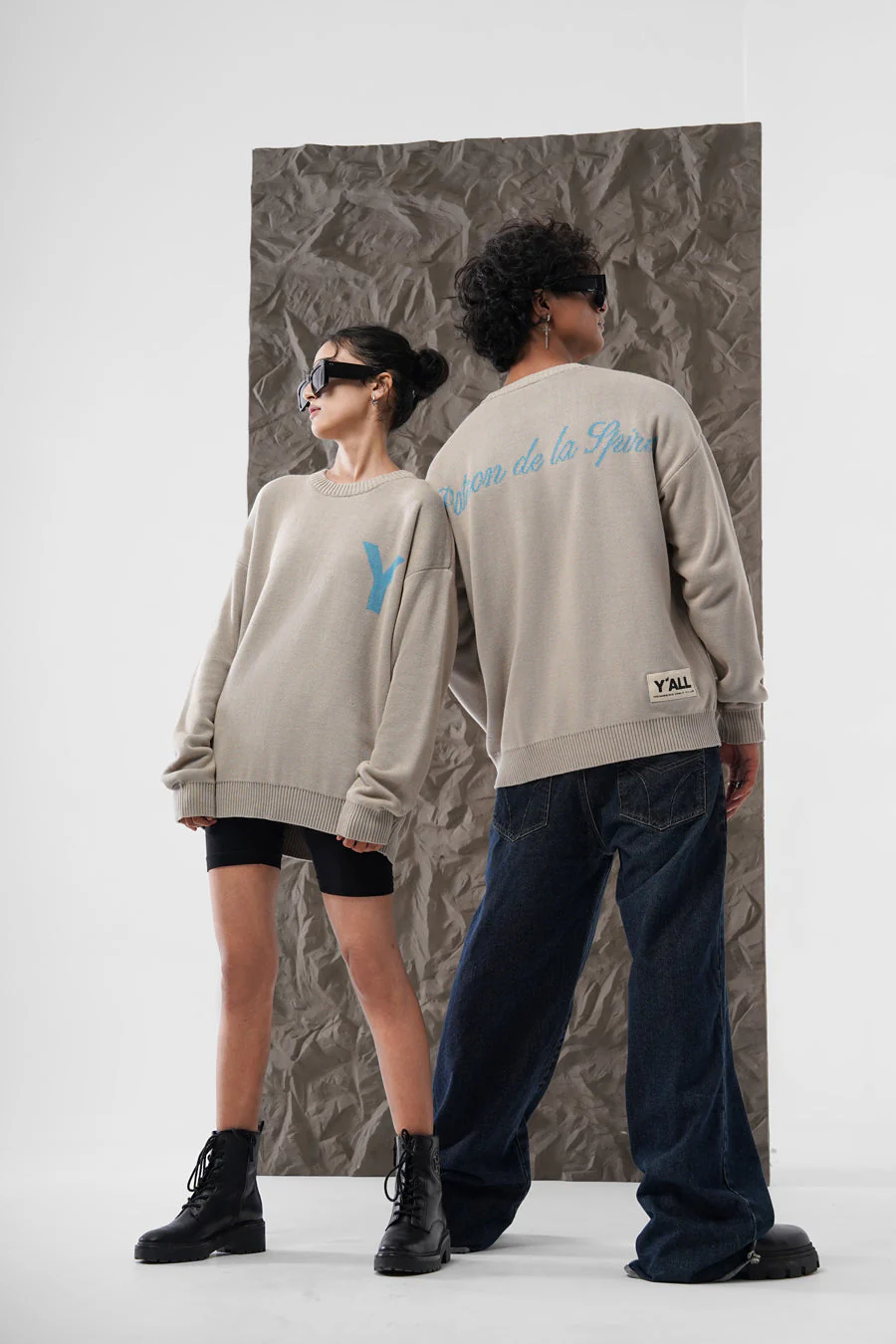 JET SET SWEATER – STONE - Image 13
