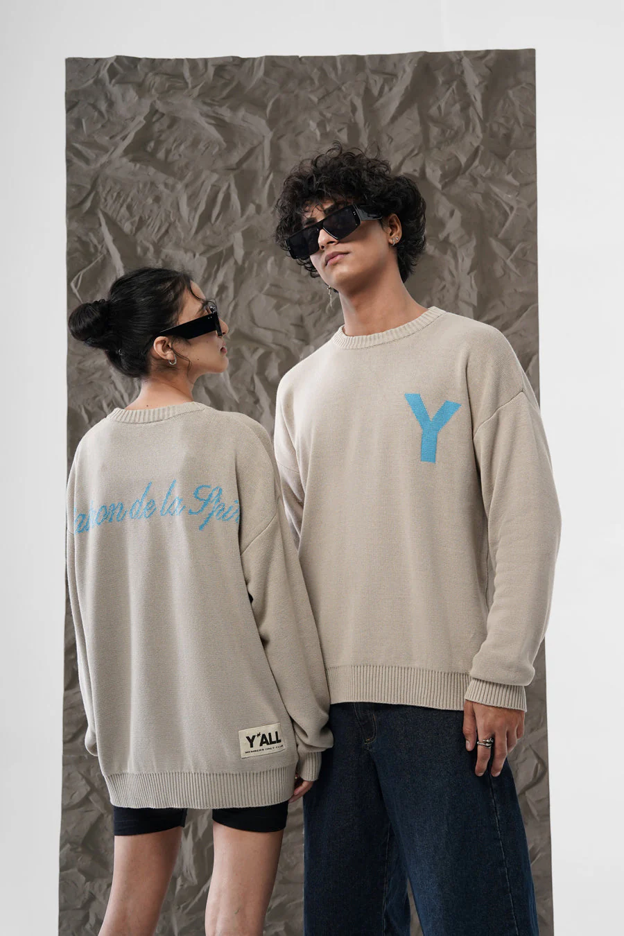 JET SET SWEATER – STONE - Image 14