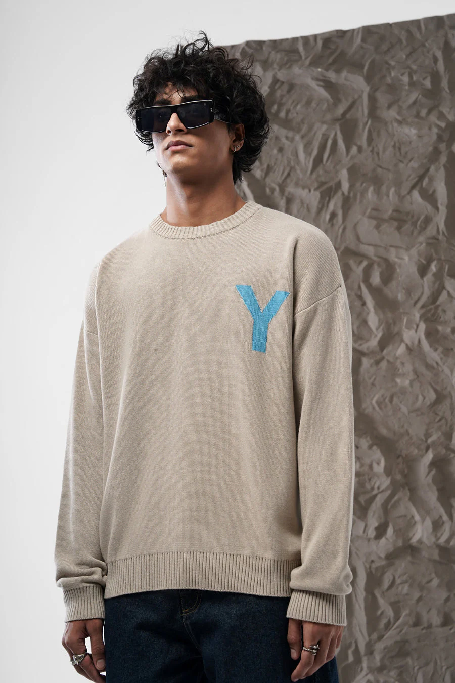 JET SET SWEATER – STONE - Image 3