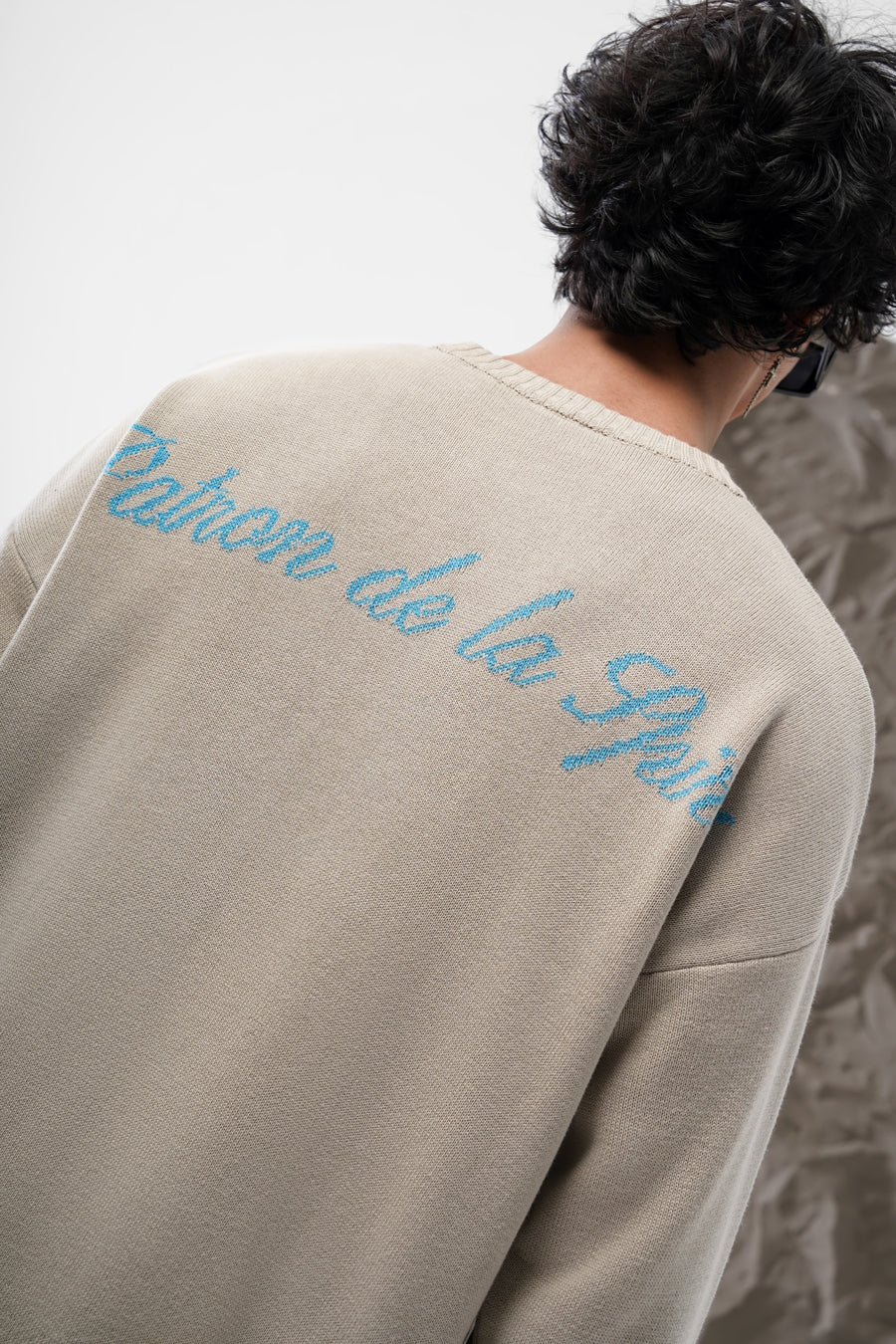 JET SET SWEATER – STONE - Image 4