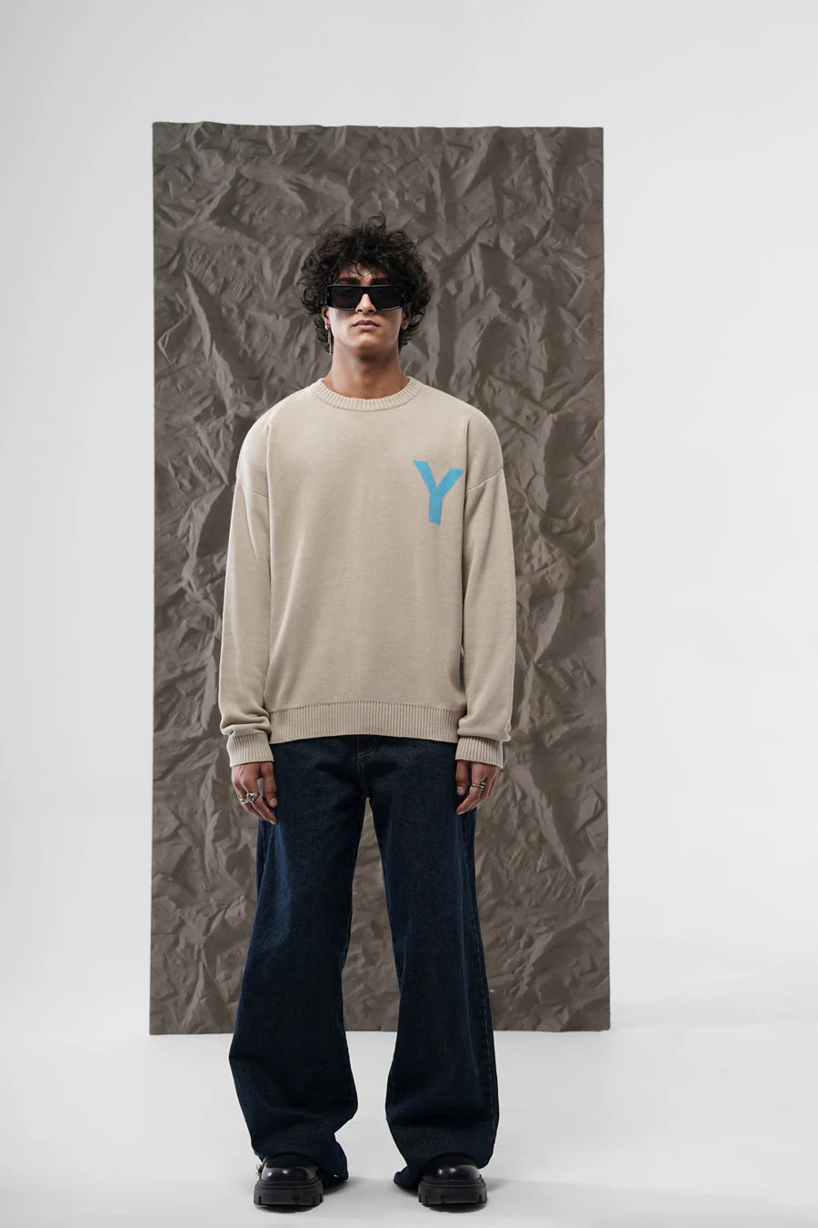 JET SET SWEATER – STONE - Image 6
