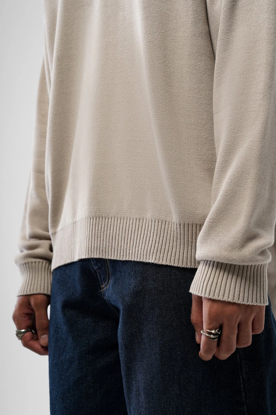 JET SET SWEATER – STONE - Image 7
