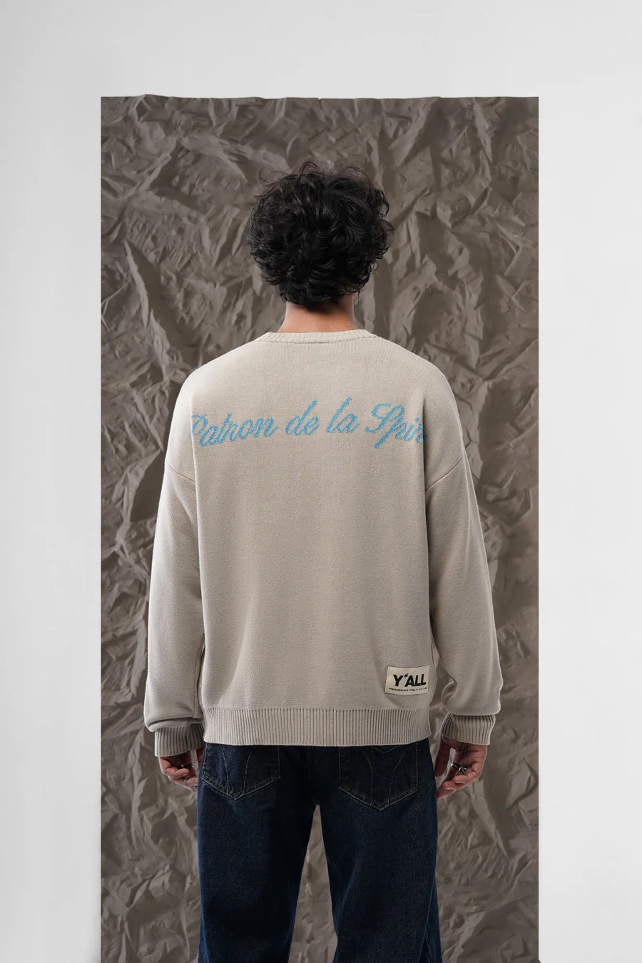 JET SET SWEATER – STONE - Image 9