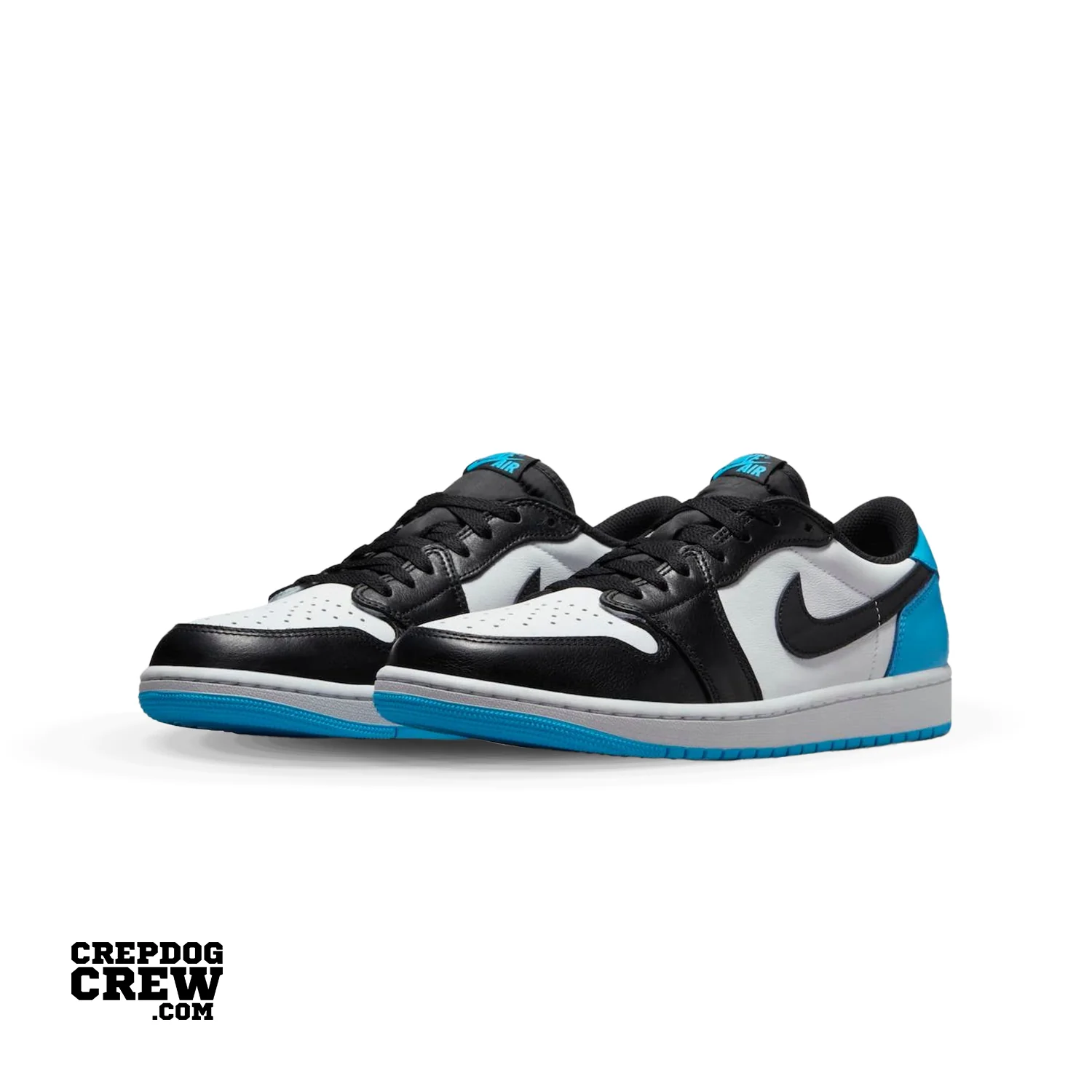 Jordan 1 Low Black Dark Powder Blue (W) - Image 2