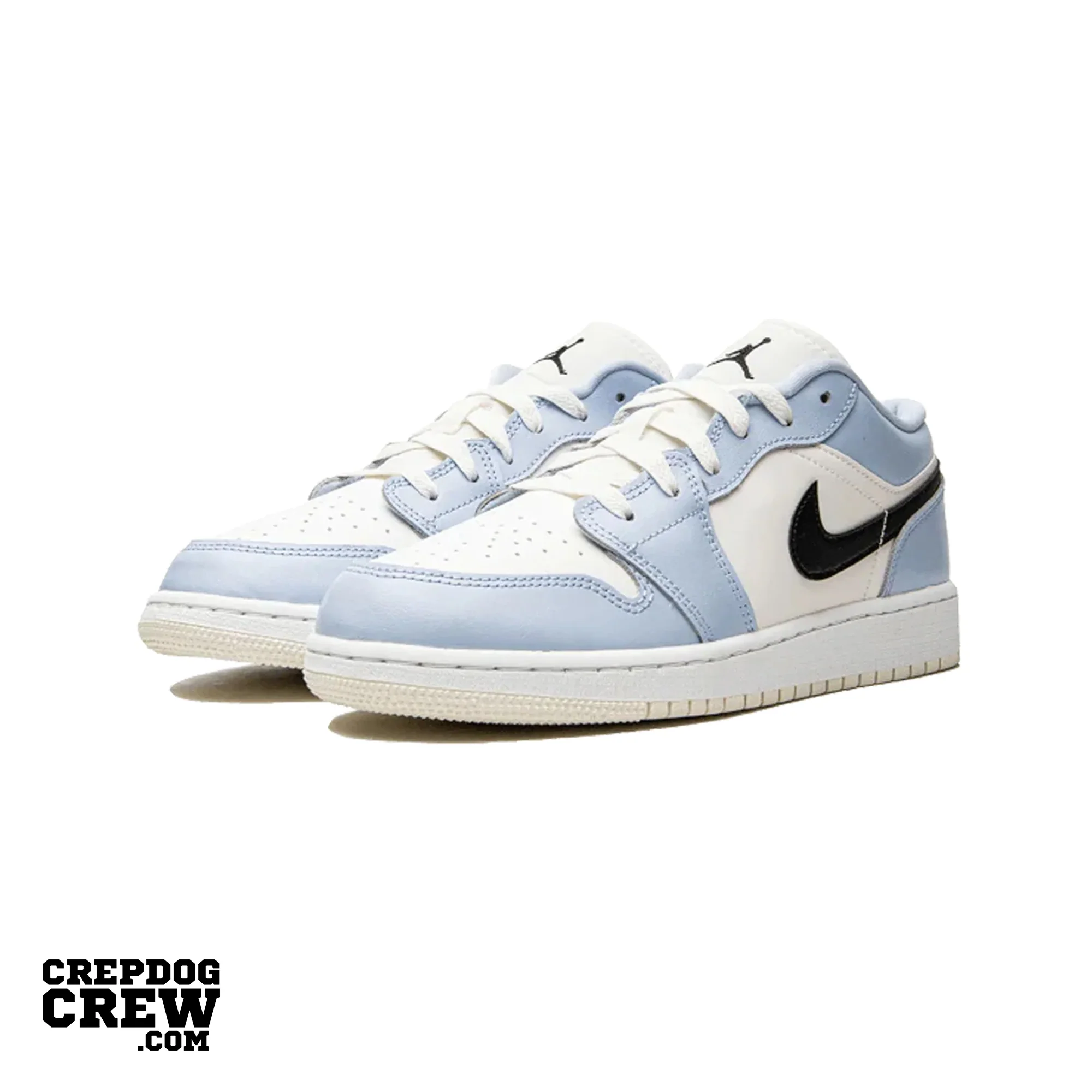 Jordan 1 Low Ice Blue Black (GS) - Image 2