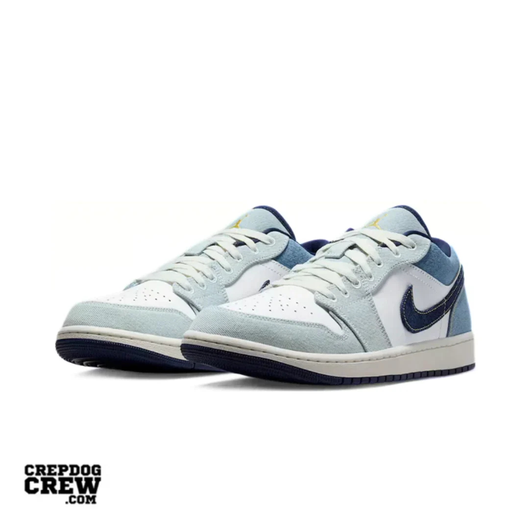 Jordan 1 Low SE Denim Star Blue - Image 2