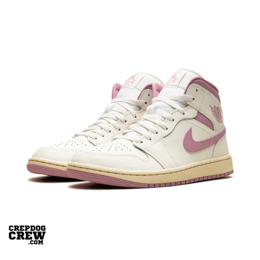 Jordan 1 Mid Sail Pink Coconut Milk (W) - Image 2