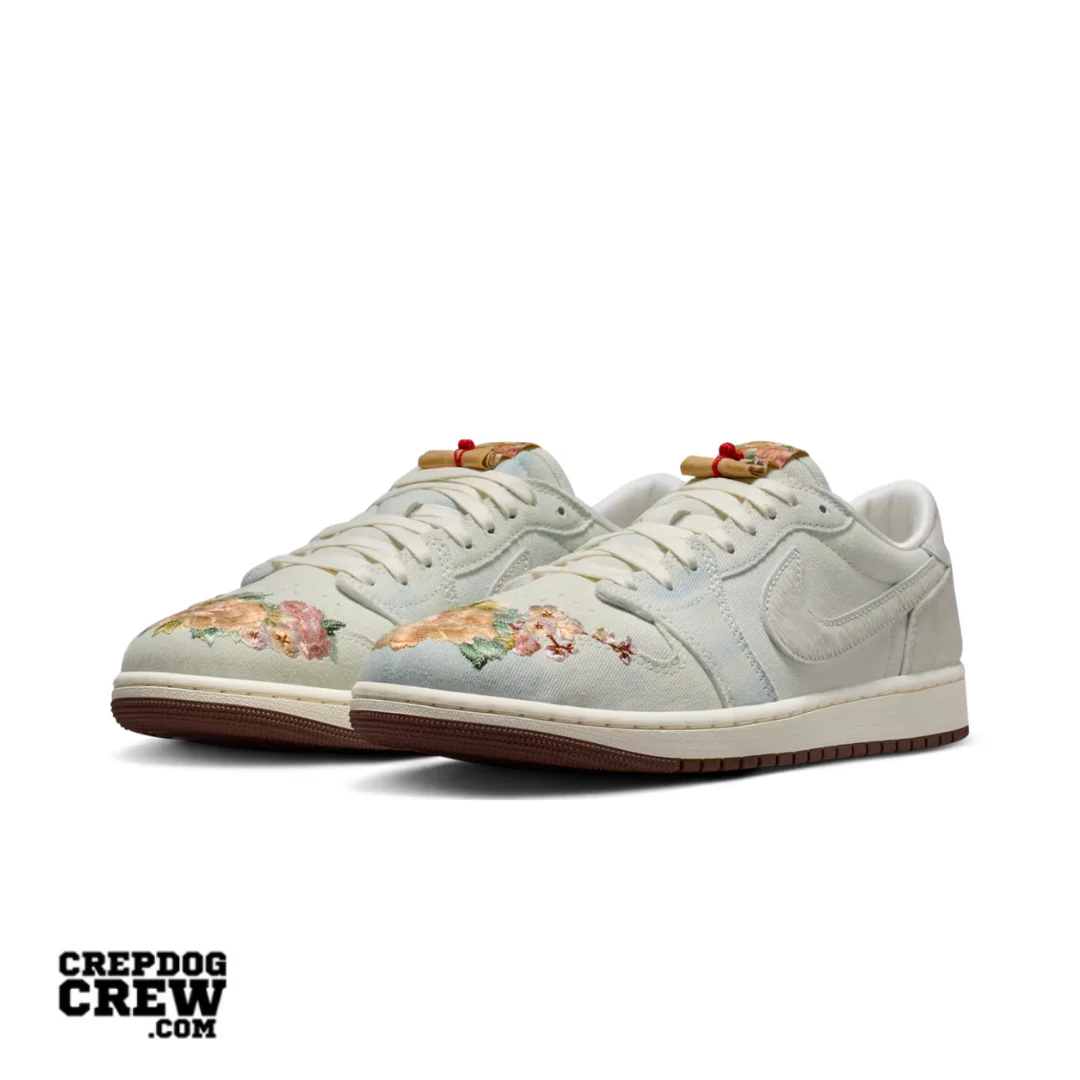Jordan 1 Retro Low OG Football Grey Sail Light Chocolate - Image 2