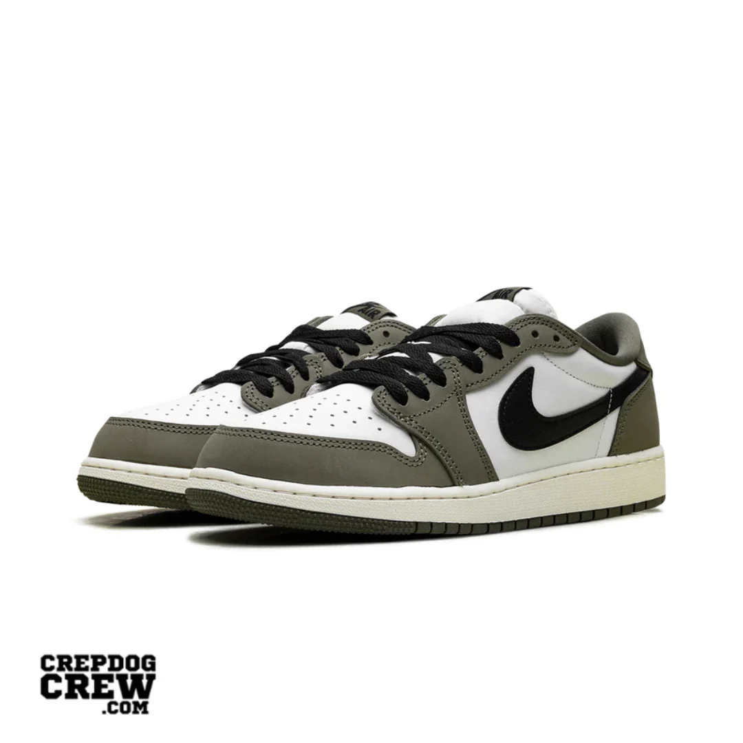 Jordan 1 Retro Low OG Medium Olive (GS) - Image 2
