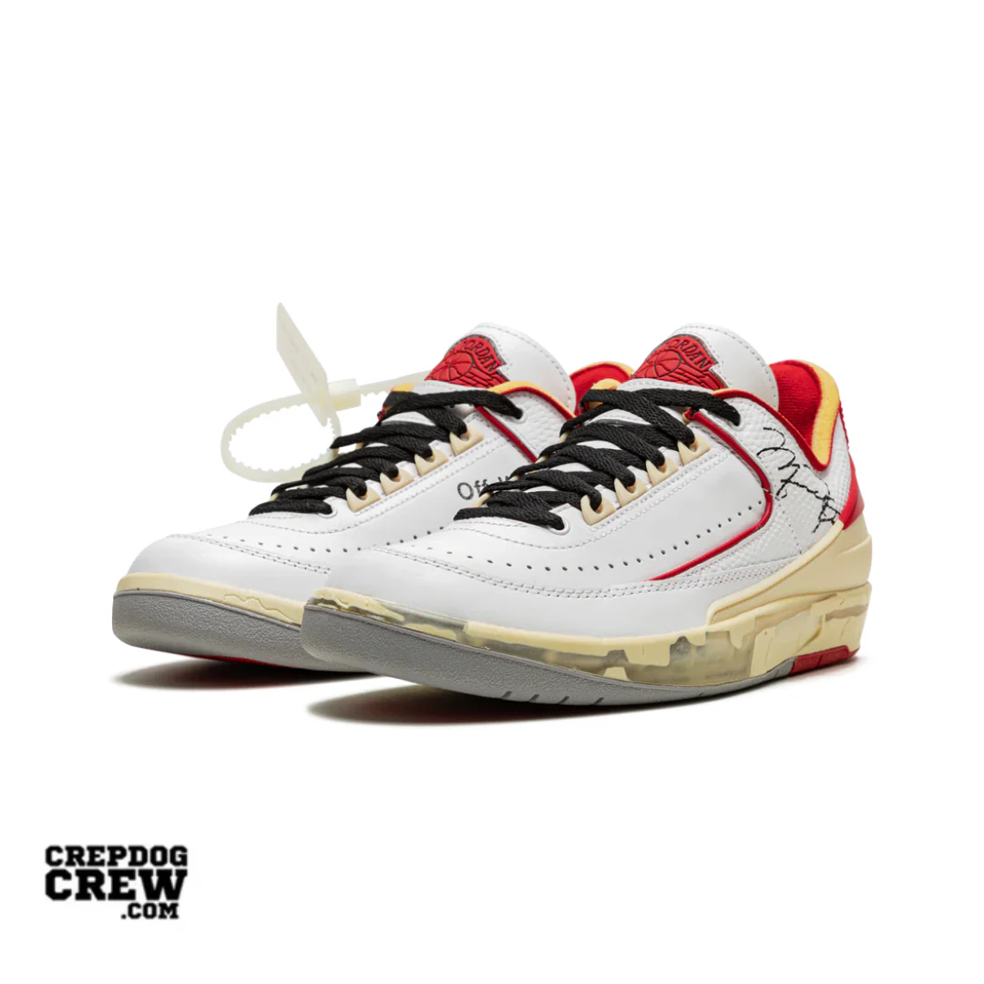 Jordan 2 Retro Low SP Off-White White Red - Image 2