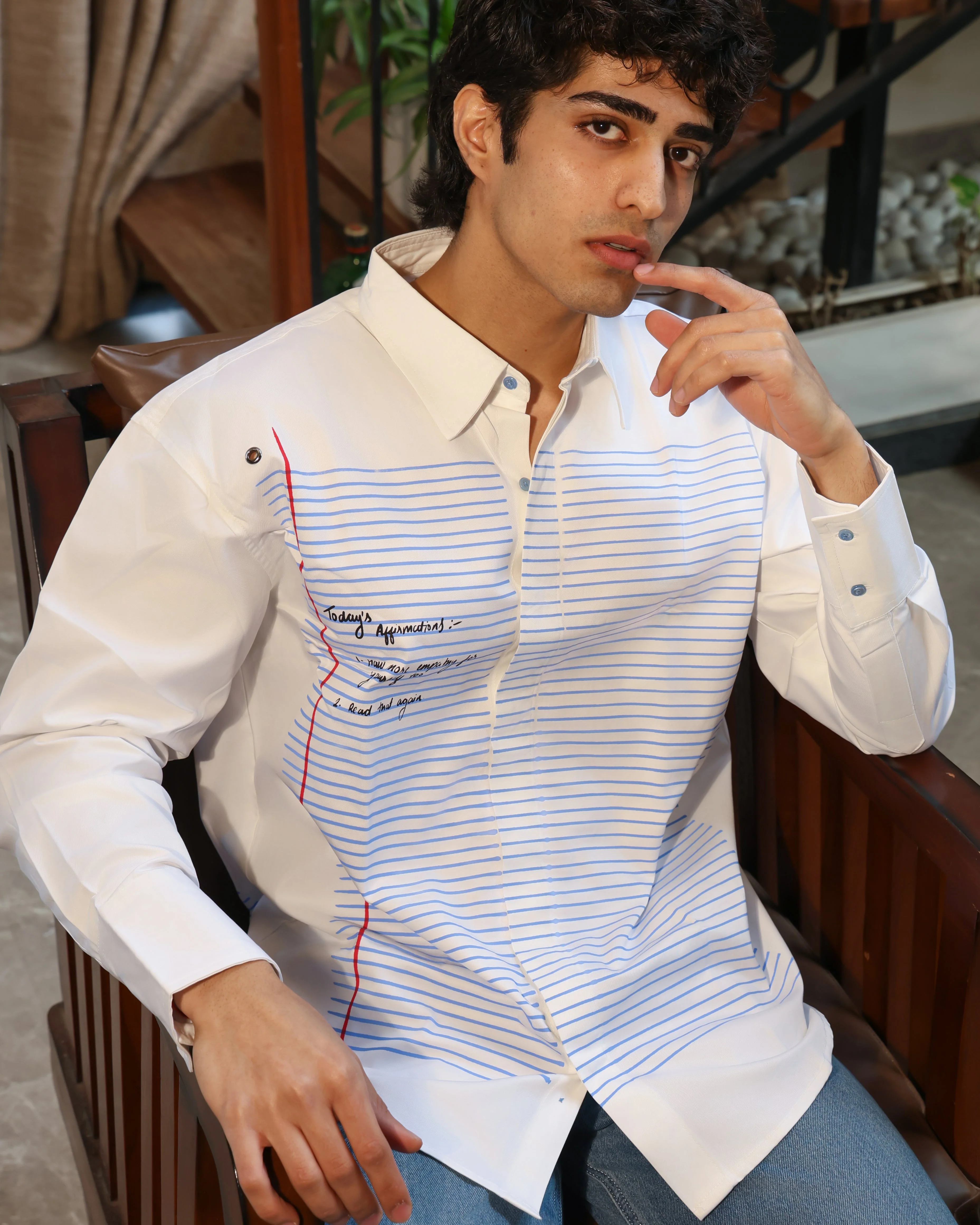 Journal | 3 Ply Cotton Twill Shirt - Image 7