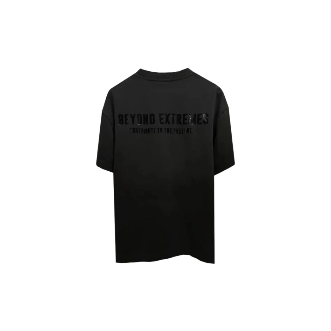 Kantha Basic T-shirt in Black [Unisex]