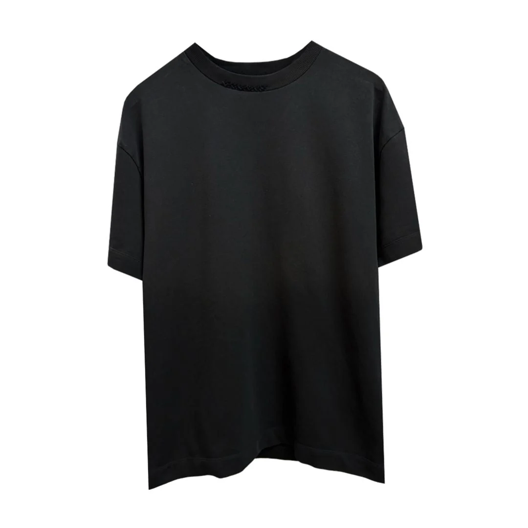 Kantha Basic T-shirt in Black [Unisex] - Image 2