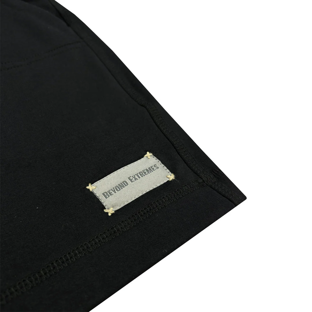 Kantha Carpenter Shorts in Black - Image 4
