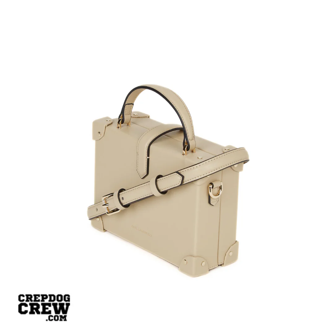 KARL LAGERFELD K/Autograph padlock trunk bag Safari - Image 2