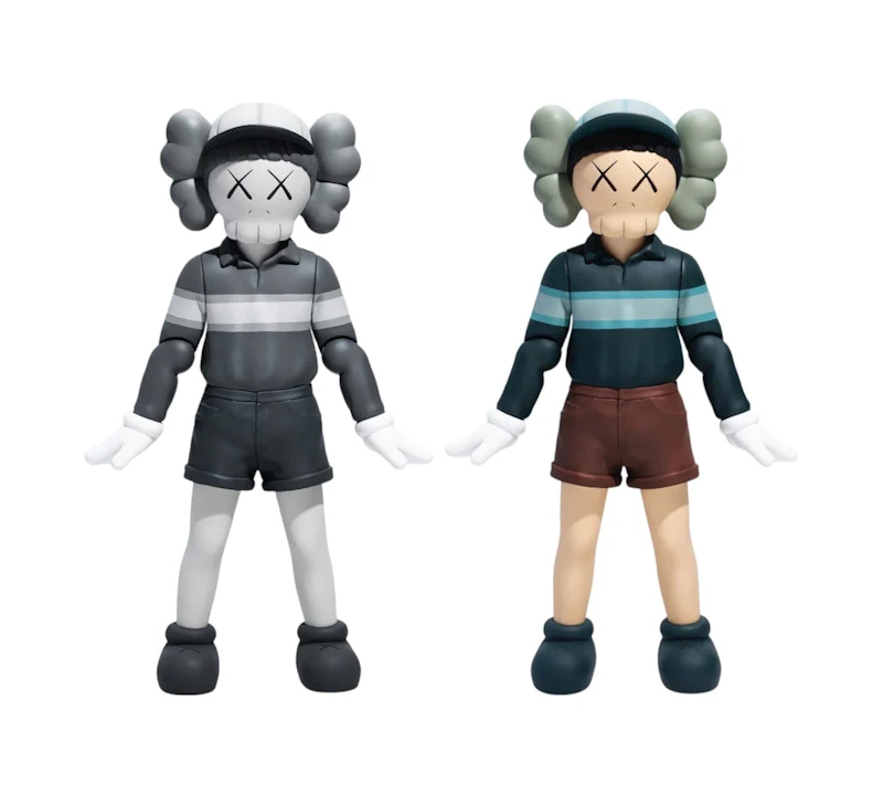 KAWS Chul-Su Vinyl Figure Set of 2 Coloured/Monotone