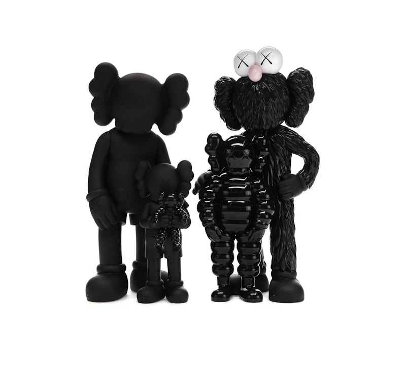 KAWS Family Vinyl Figures Black