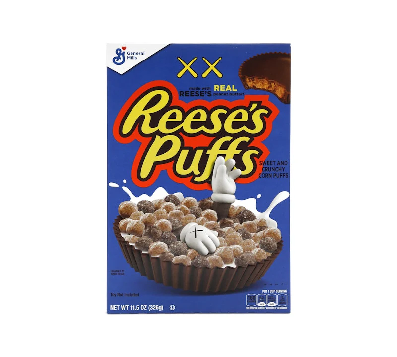 KAWS x Reese's Puffs Limited Edition Cereal (Not Fit For Human Consumption) Blue