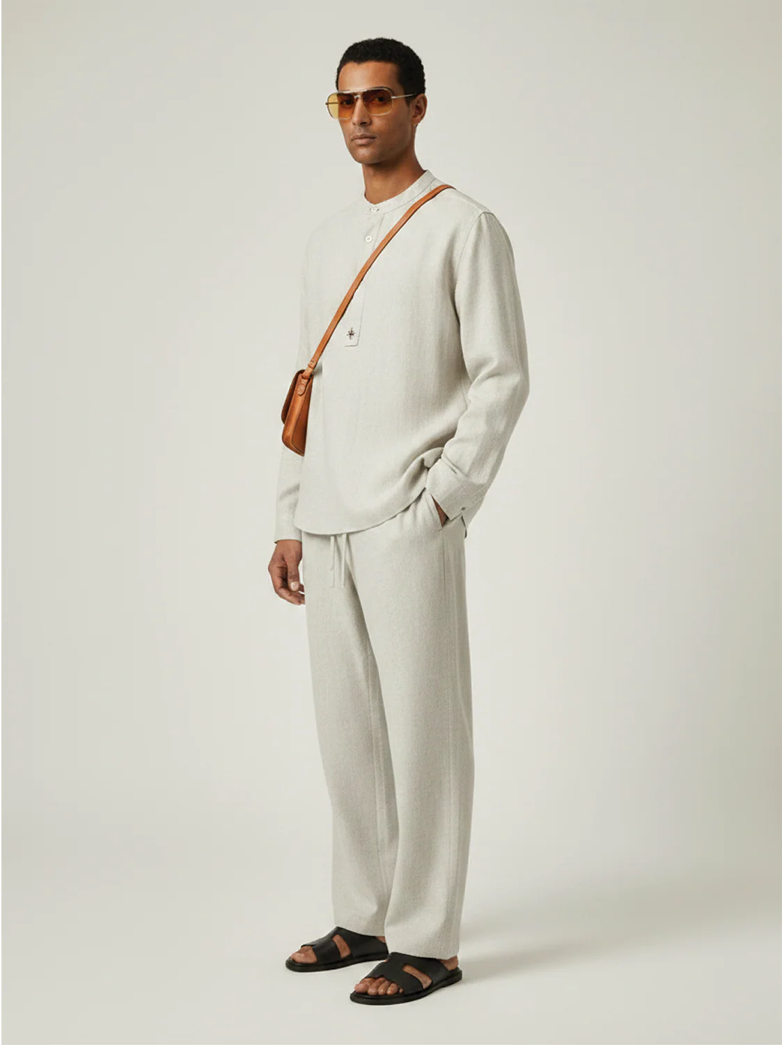 Khadi Linen Relaxed Pants - Image 2