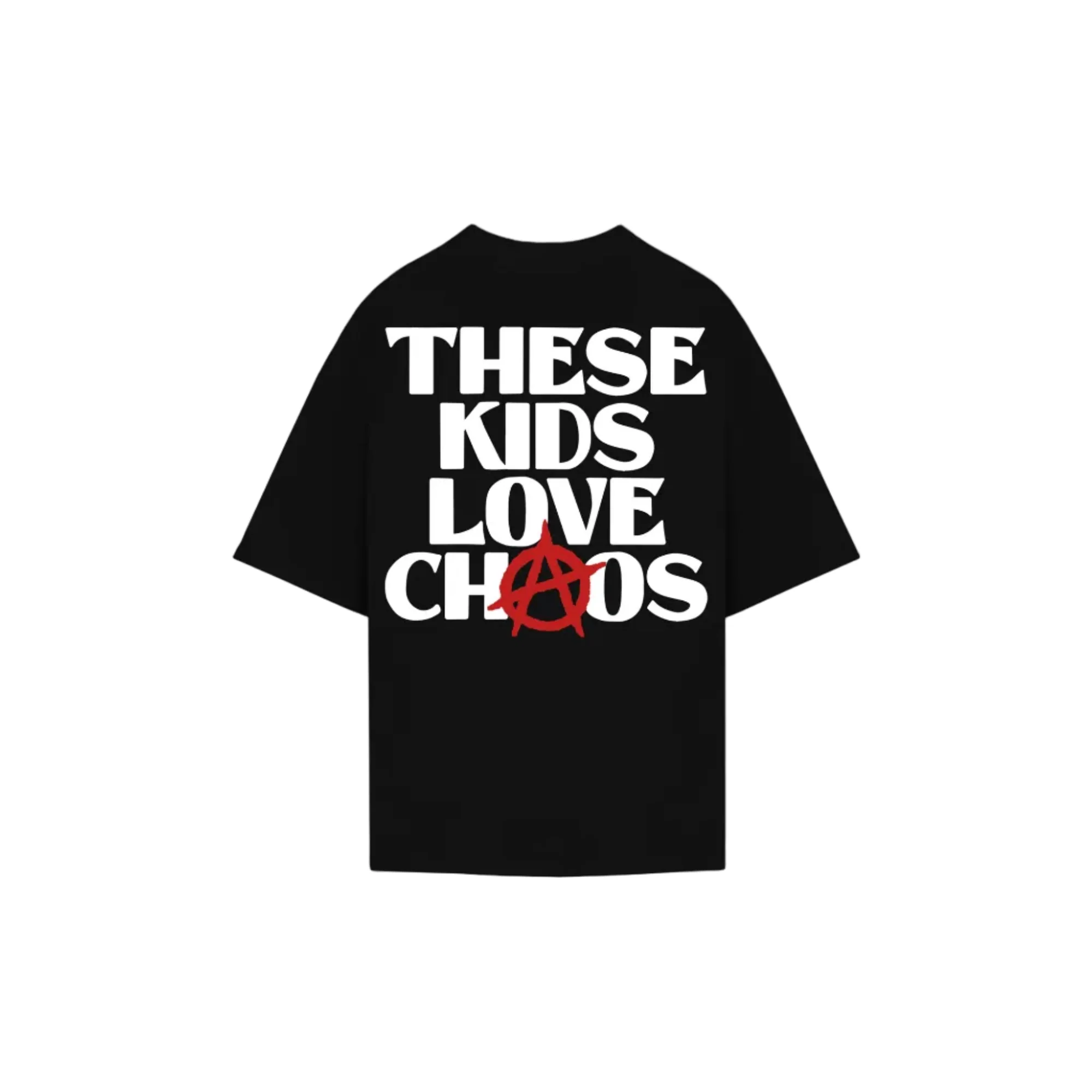 KIDS LOVE CHAOS T-SHIRT - BLACK