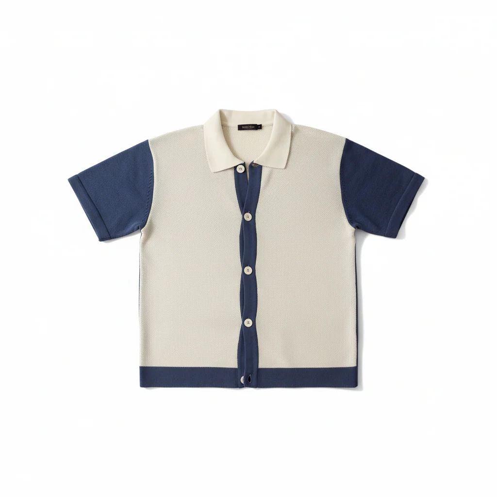 KNIT MESH SHIRT