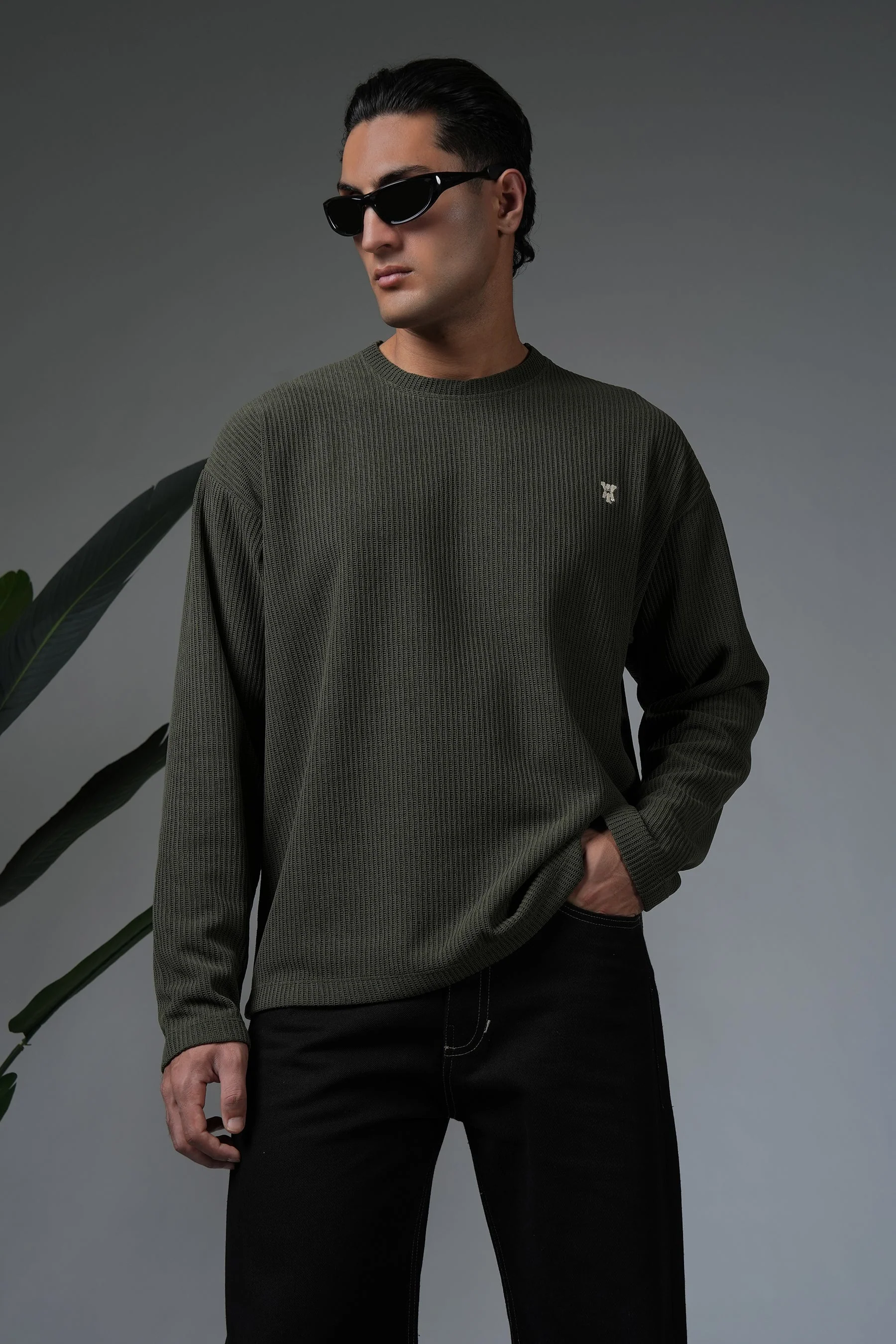Lab Grown T Shirt - Olive - Image 7