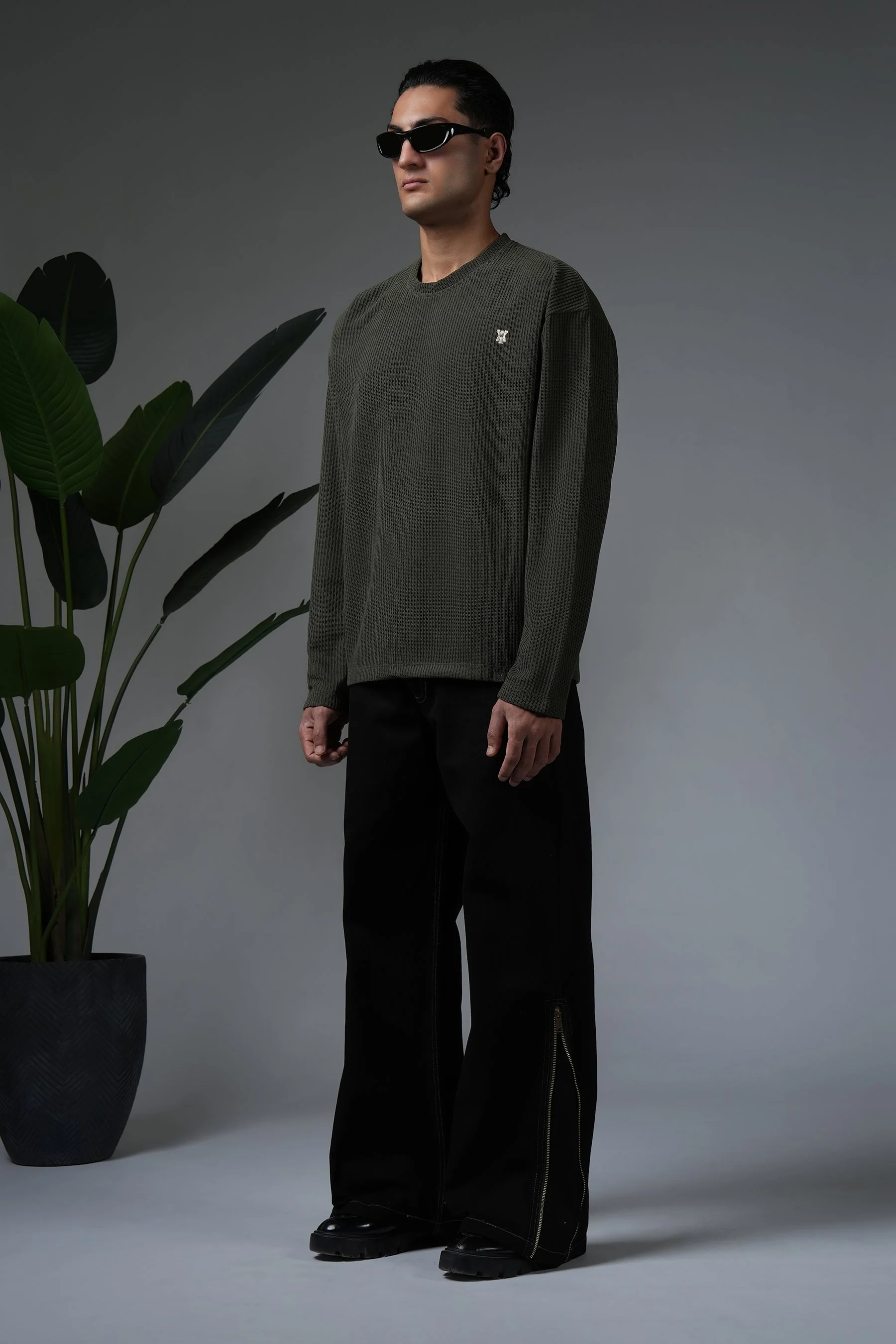 Lab Grown T Shirt - Olive - Image 8