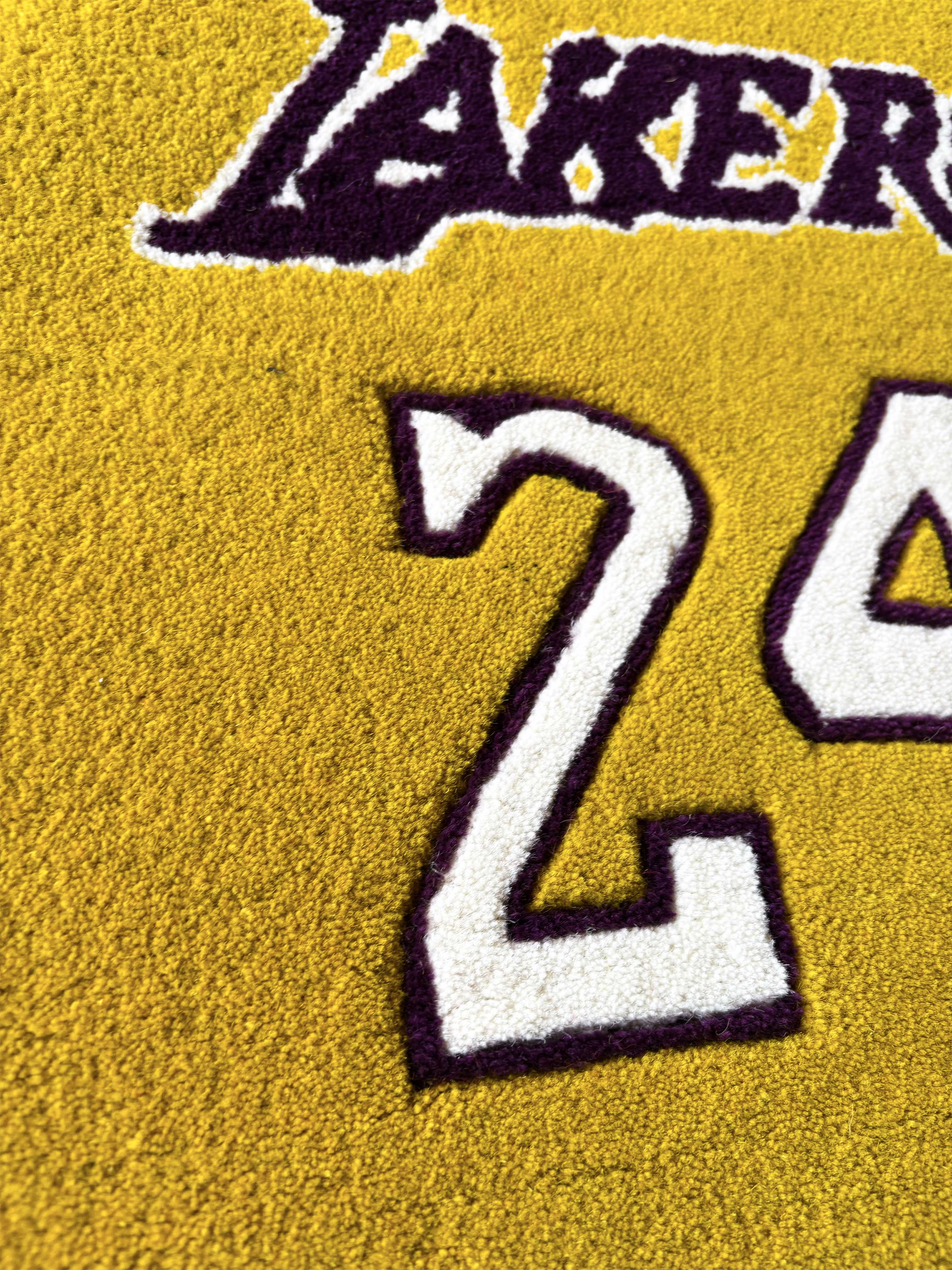 Lakkers Yellow jersey Hand tufted Custom Rug - Image 3