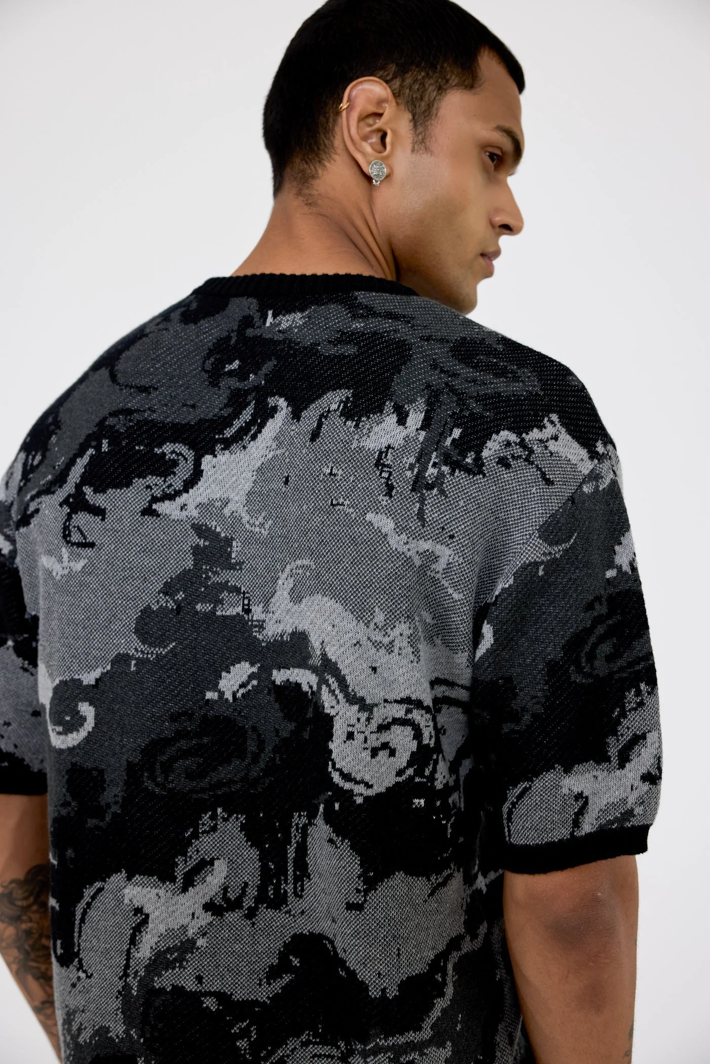 Leap of Faith' jacquard T-shirt - Image 5
