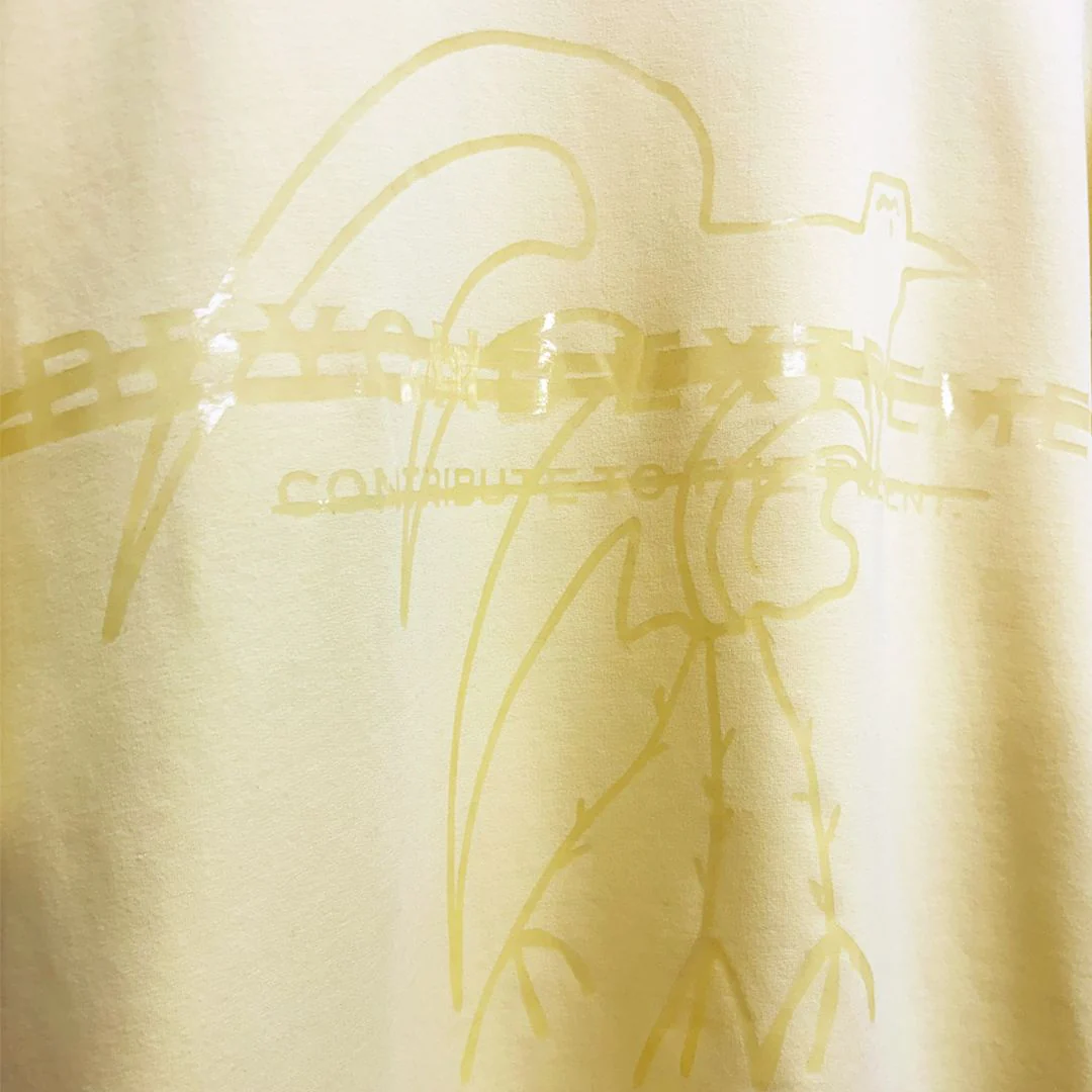 Leap of Faith T-shirt in Yellow [Unisex] - Image 4