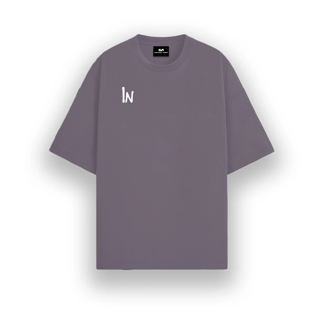 Let there be art - Oversized T-shirt -(Grey) - Image 2