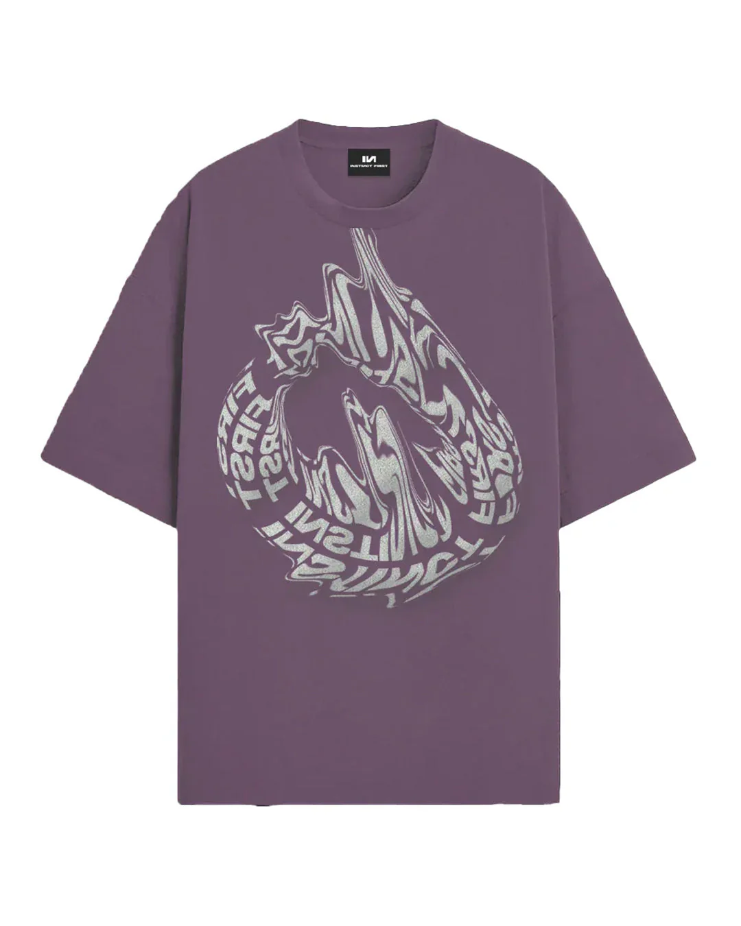Liquidity Oversized T-Shirt - (Grape)