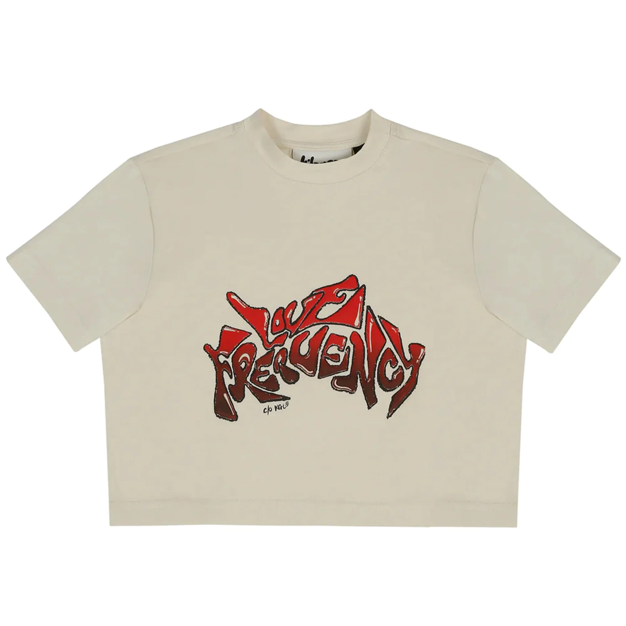'LOVE FREQUENCY' CROPPED TEE