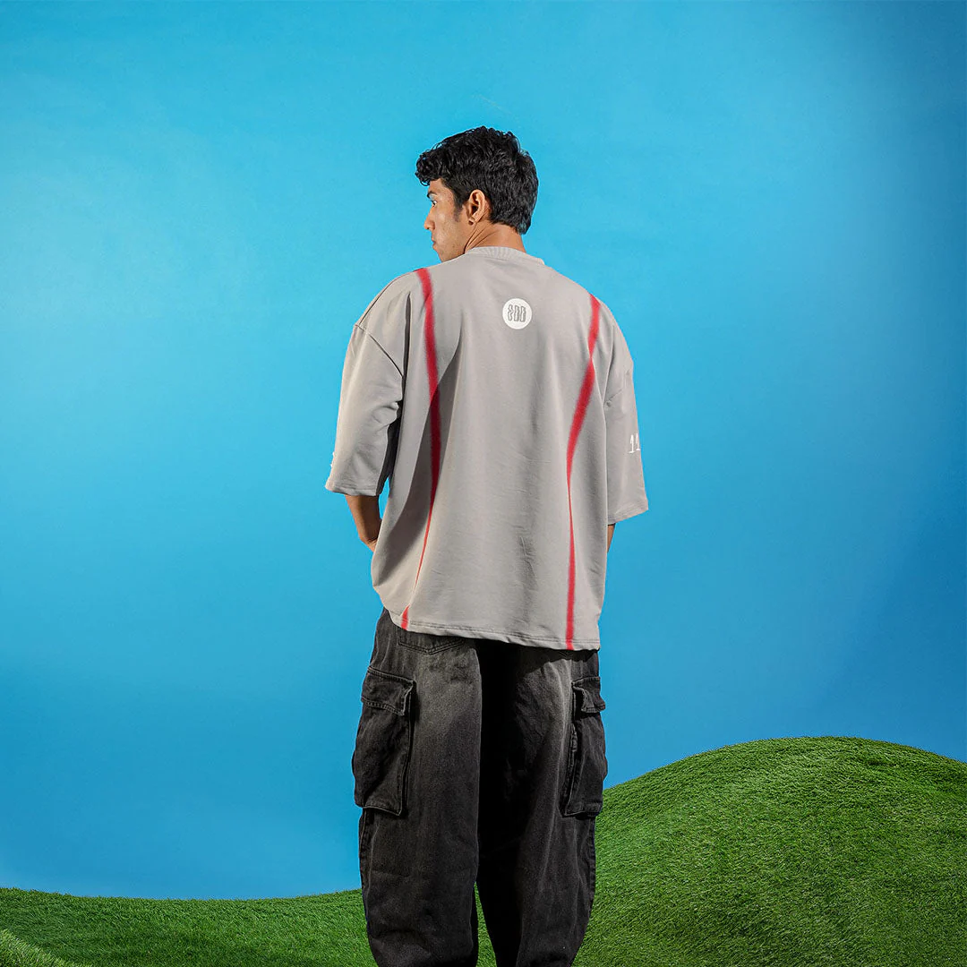 'Make A Wish' Grey Jersey Tshirt - Image 2