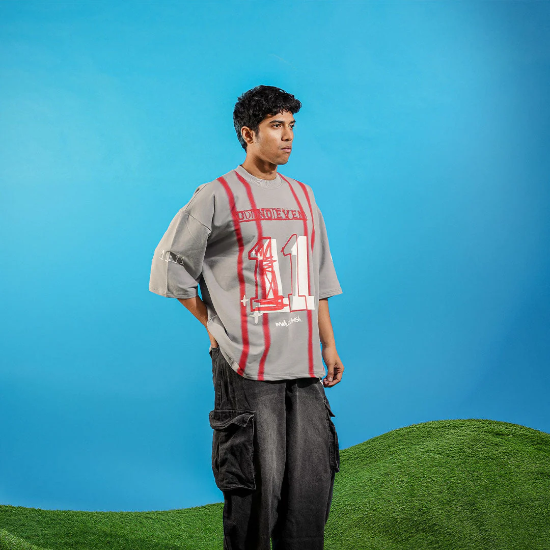 'Make A Wish' Grey Jersey Tshirt - Image 4