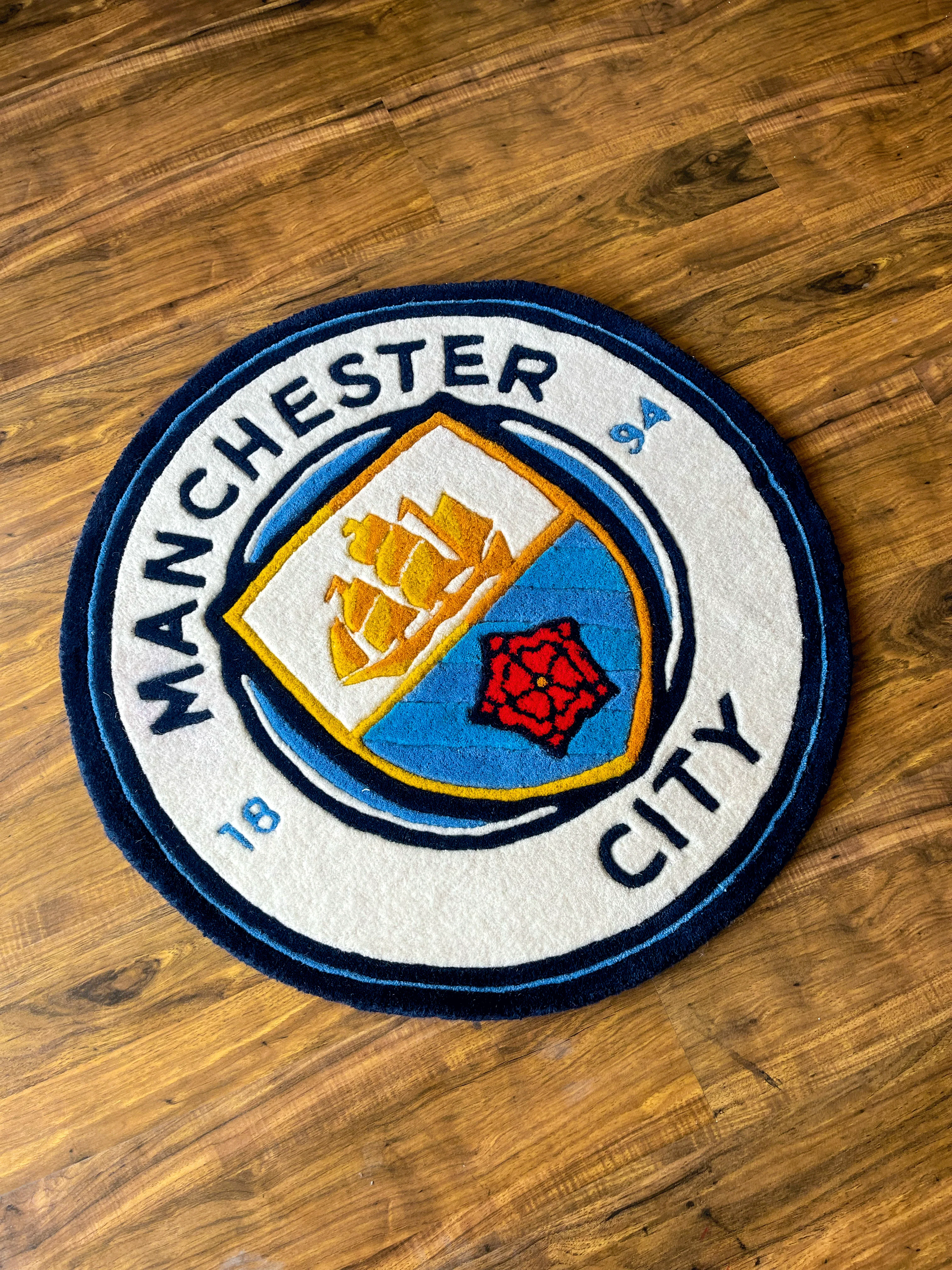 Man City fan Art Custom Rug - Image 3