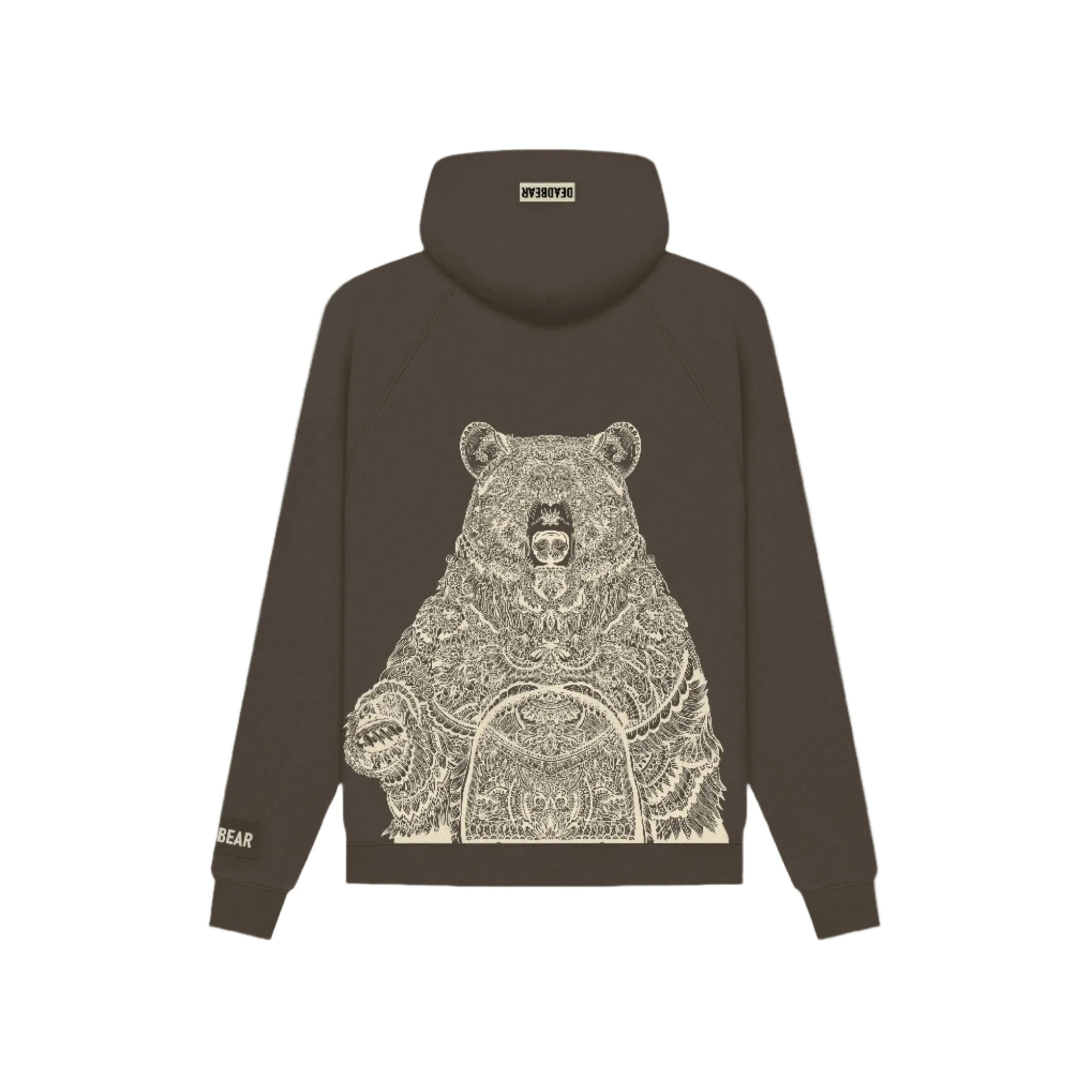 Mandala Hoodie Brown