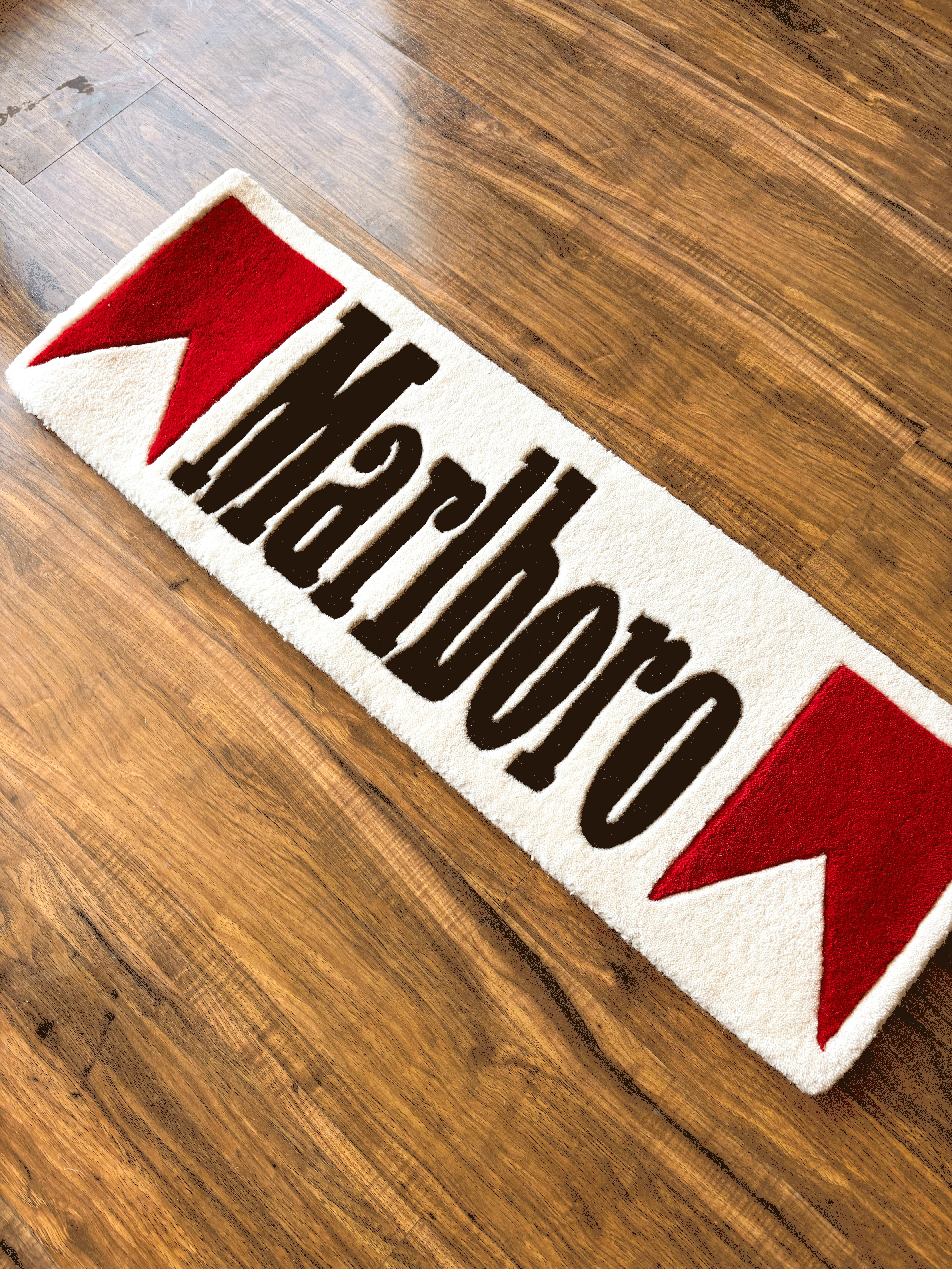 Marlboro logo Hand-Tufted Custom Rug - Image 3