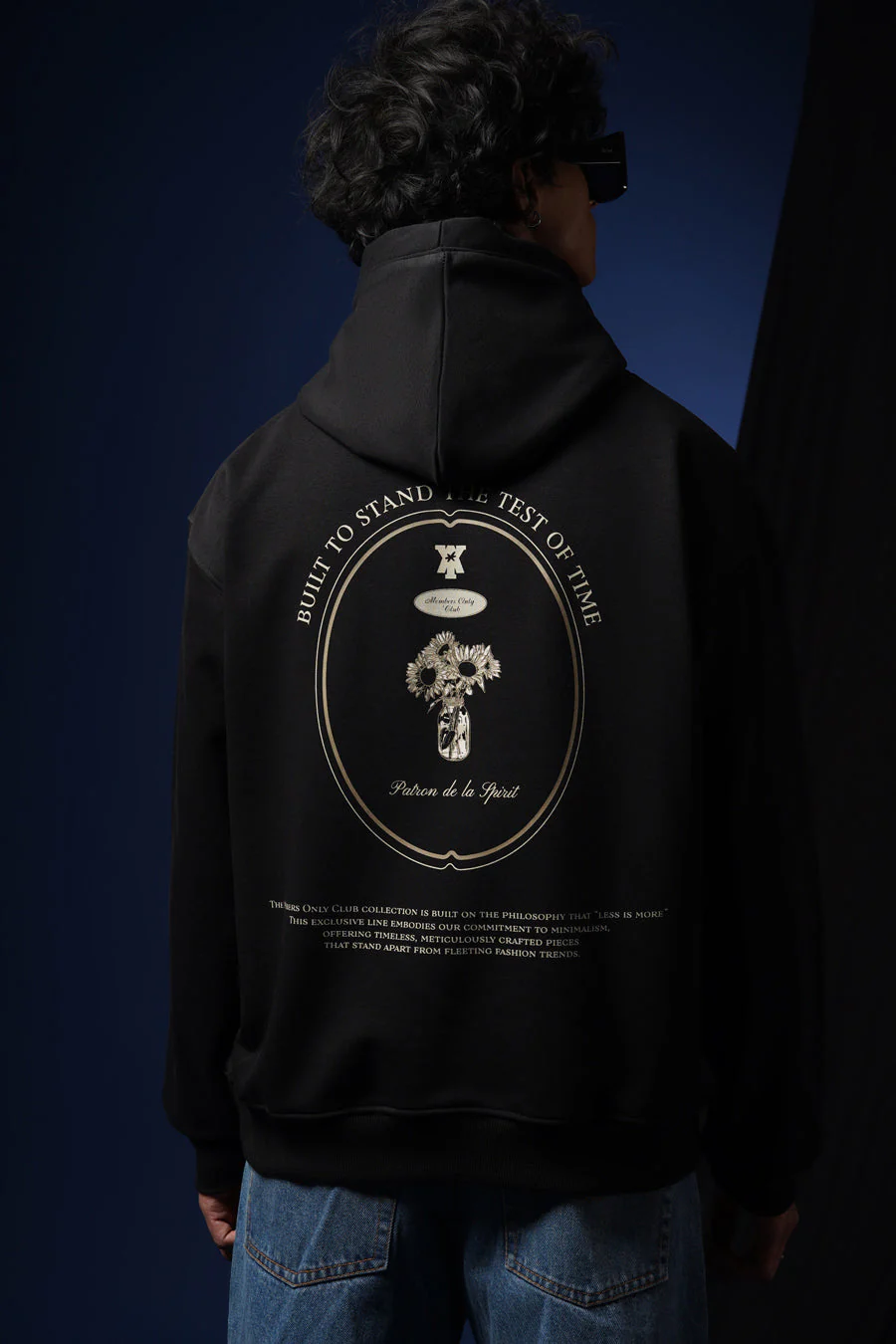 MEMBERS ONLY CLUB – HEIRLOOM BLACK HOODIE - Image 7