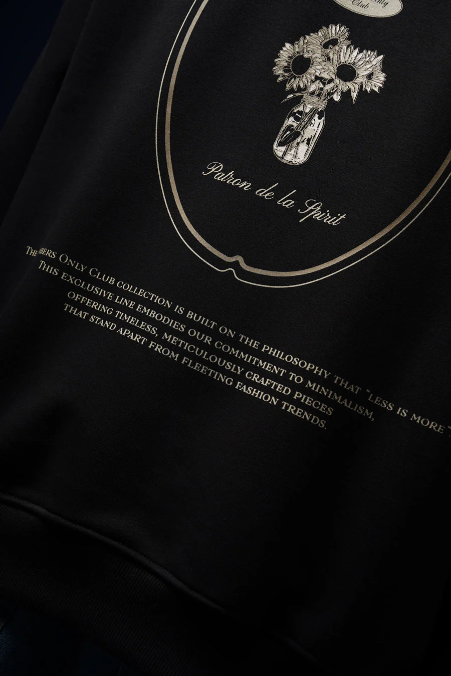 MEMBERS ONLY CLUB – HEIRLOOM BLACK HOODIE - Image 9