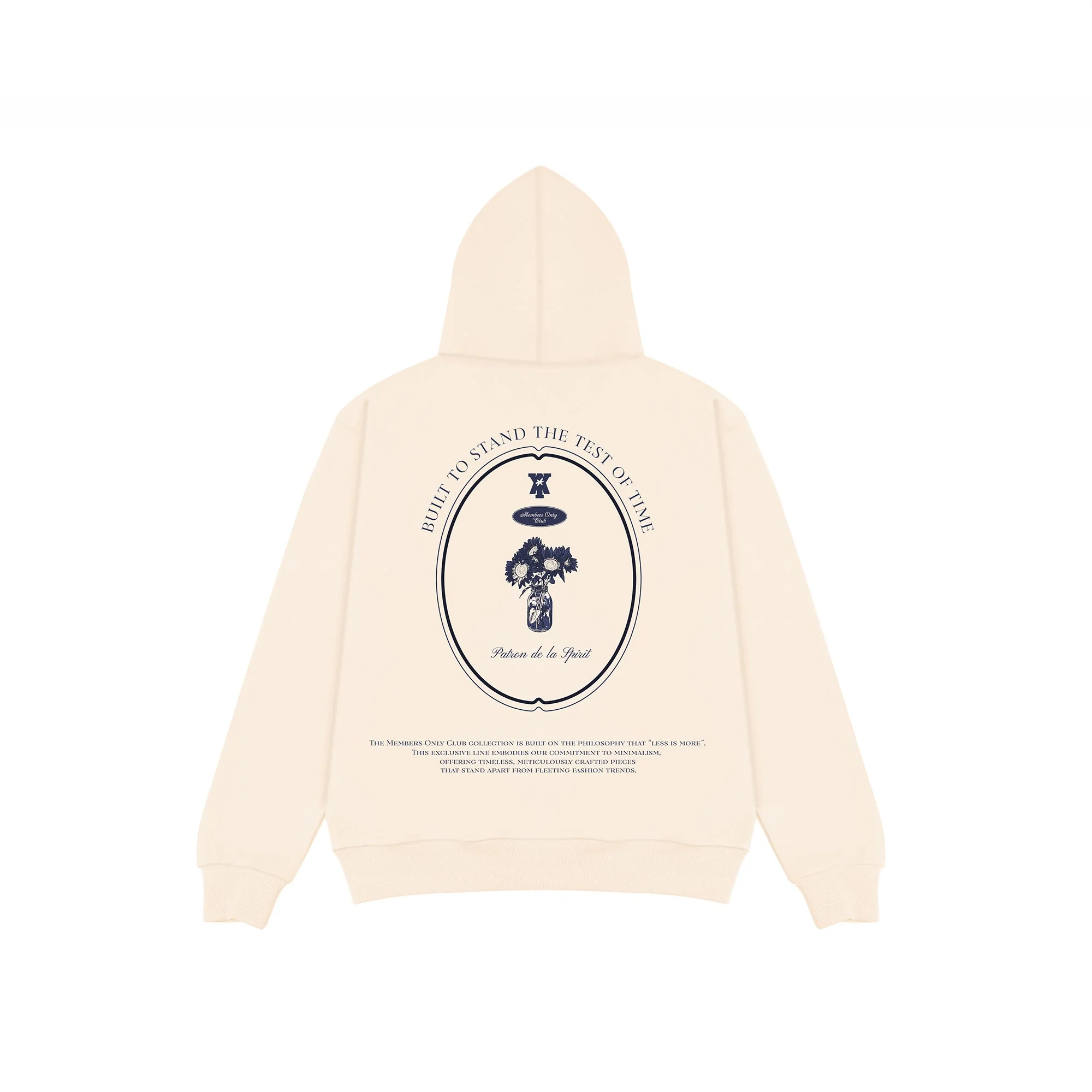 MEMBERS ONLY CLUB – HEIRLOOM TINTED BEIGE HOODIE