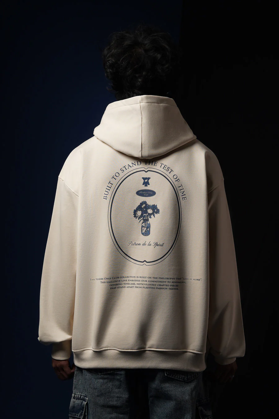 MEMBERS ONLY CLUB – HEIRLOOM TINTED BEIGE HOODIE - Image 7