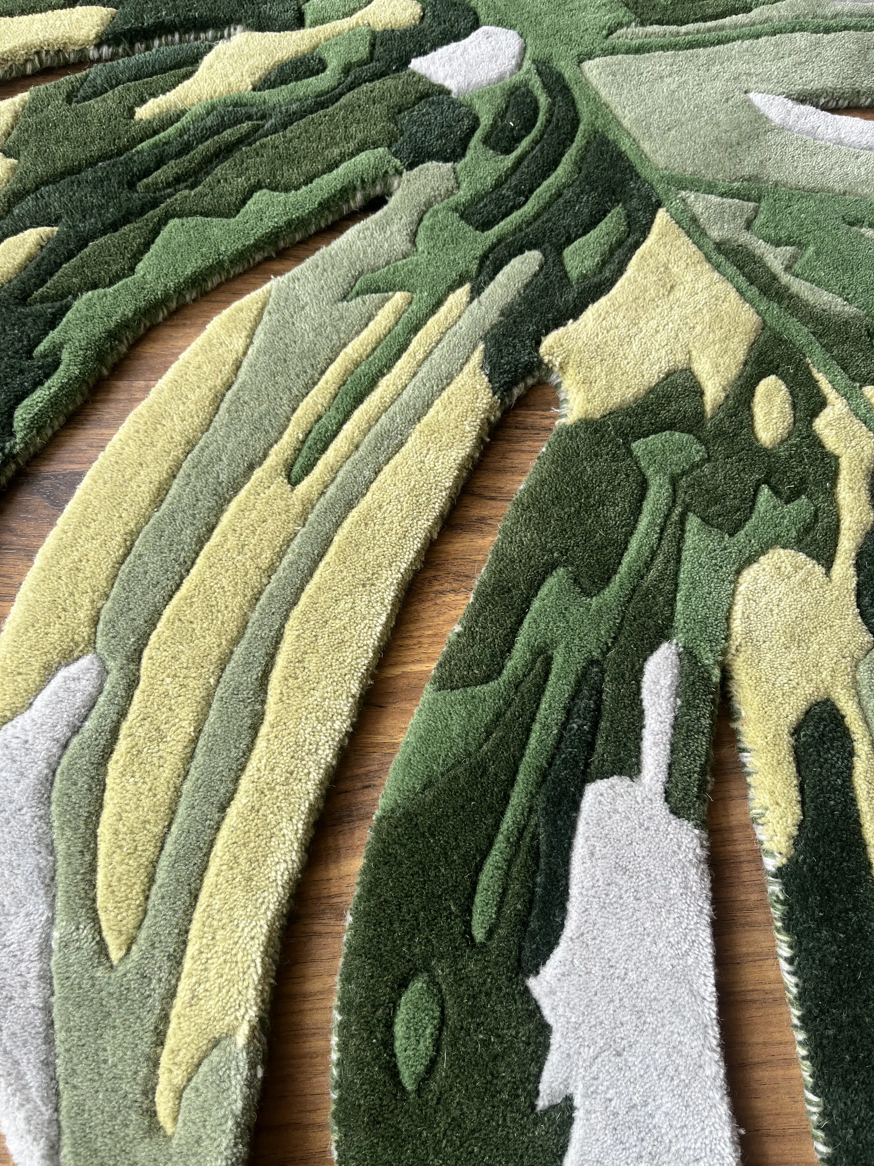 Monestera Leaf Custom Rug - Image 2