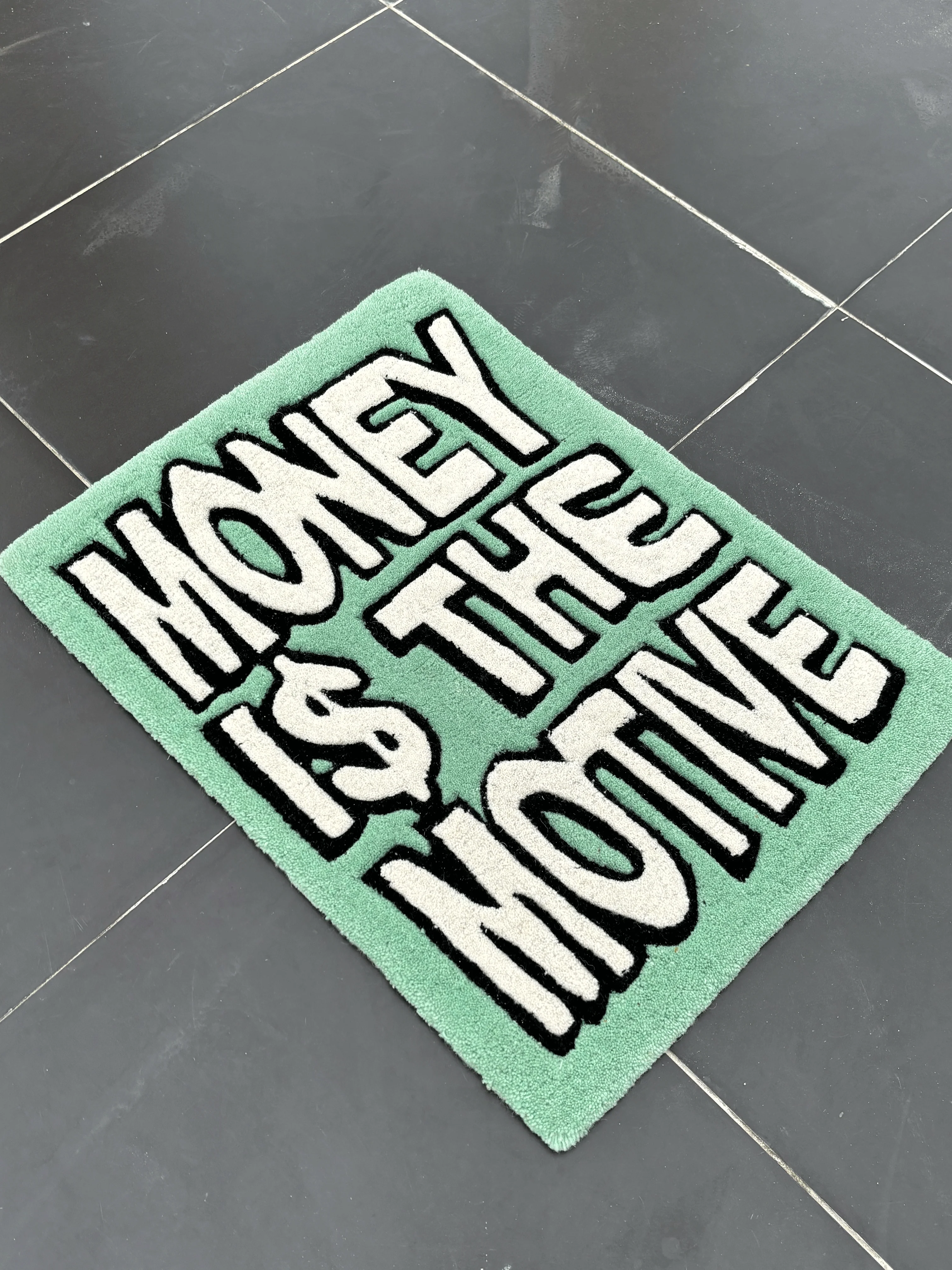Money is the Motive Custom Rug - Image 3