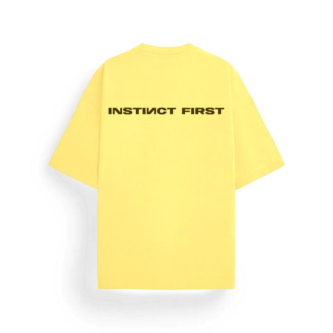 Mountain Oversized T-shirt -(Yellow) - Image 2