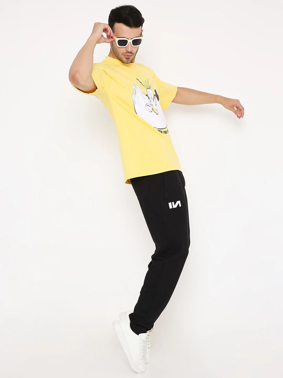Mountain Oversized T-shirt -(Yellow) - Image 5