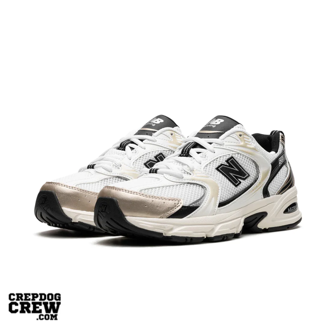 New Balance 530 White Light Gold Metallic - Image 2