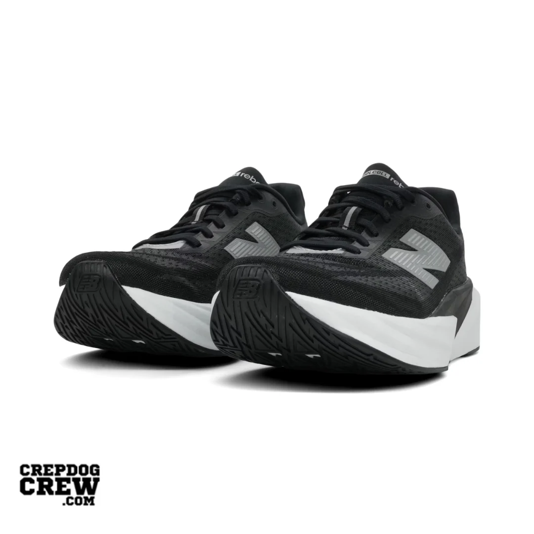 New Balance FuelCell Rebel v5 Black Silver White - Image 2